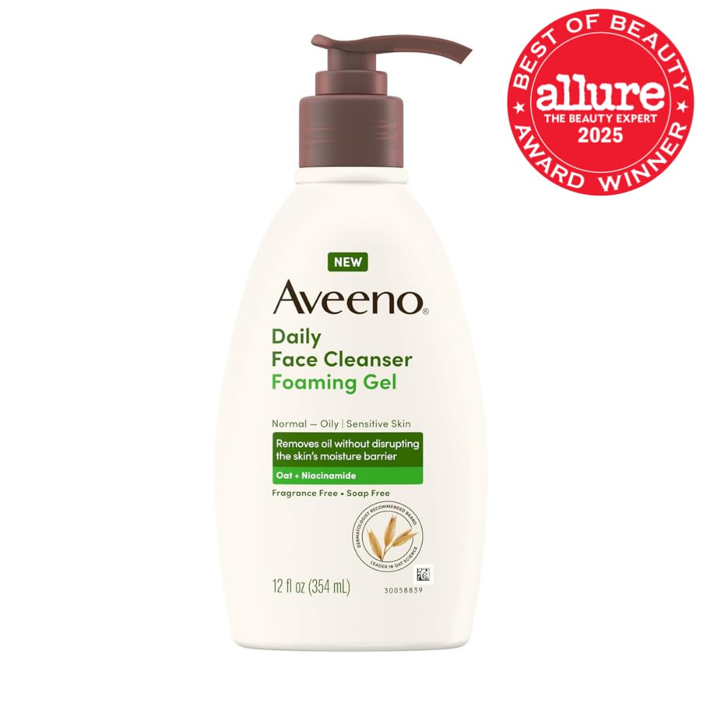 Aveeno_Daily_Foaming_Gel_Facial_Cleanser,_Fragrance_Free,_12_fl._oz