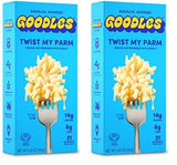 Goodles Twist My Parm Asiago and Parmesan with Spirals - Nutrient Packed Real Cheese, Fiber, Protein, Prebiotics, Plants, & Vegetables | Non-GMO, Organic Ingredients [Twist Parm, 6 oz. 2 Pack]