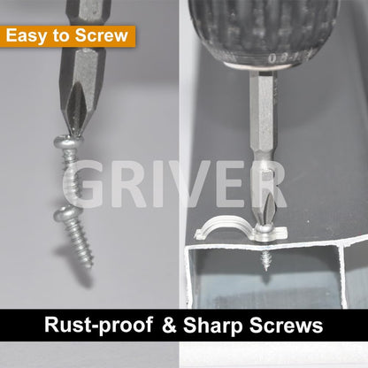 100_Pack_Strip_Light_Mounting_Brackets,Fixing_Clips,One-Side_Fixing,100_Screws_Included_(Ideal_for_10mm_Wide_Waterproof_Strip_Lights)