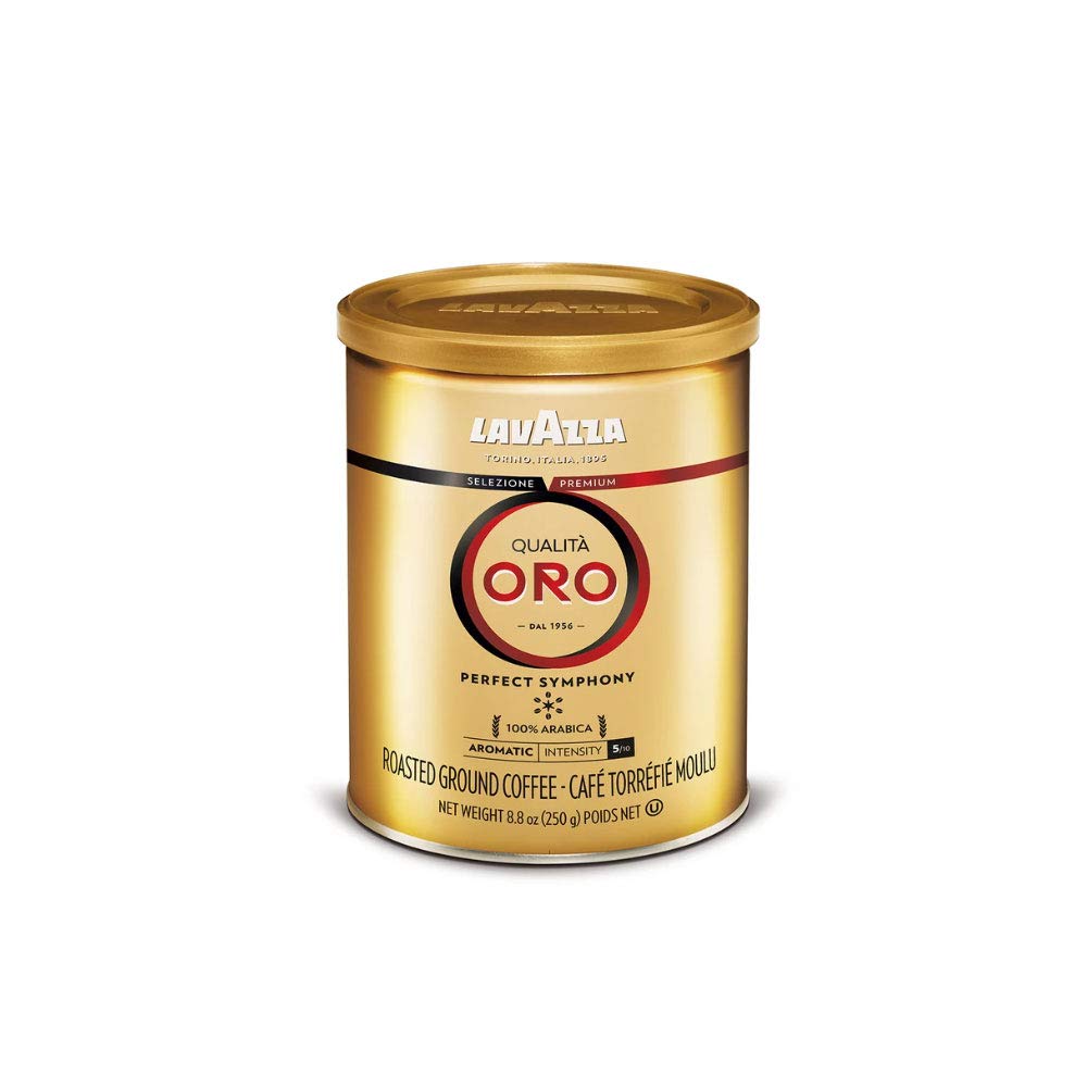 Lavazza_Qualita_Oro_Ground_Coffee,_Medium_Roast,_100%_Arabica,_8.8_oz_Tin_(Pack_of_6)