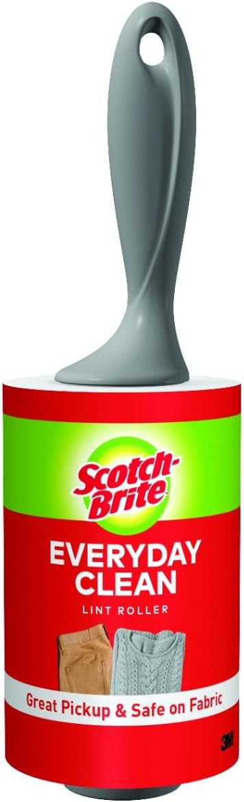 Scotch-Brite_Everyday_Clean_Lint_Roller,_95_Sheets,_Multi-Purpose_Pet_Hair,_Fuzz,_and_Lint_Remover_for_Clothes,_Furniture,_Vehicle_Upholstery,_and_More