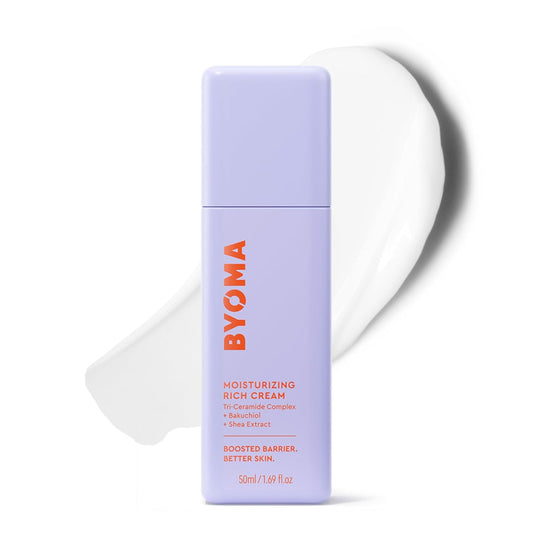 BYOMA_Moisturizing_Rich_Cream_-_Barrier_Repair_Cream_Face_Lotion_with_Bakuchiol_&_Shea_Extract_-_Ceramide_Face_Moisturizer_for_Dry_Skin_-_Anti_Wrinkle,_Alcohol_Free_Face_Moisturizer_-_1.69_fl.oz