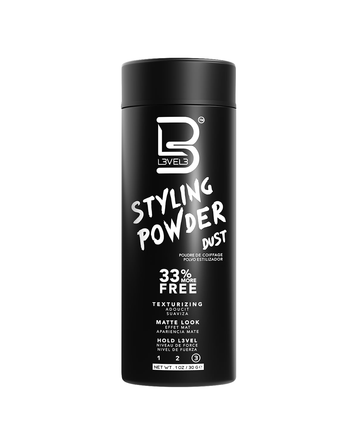 L3_Level_3_Styling_Powder_-_Natural_Look_Mens_Powder_-_Easy_to_Apply_with_No_Oil_or_Greasy_Residue_(Small_-_30_Grams)