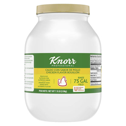 Knorr_Professional_Caldo_de_Pollo,_Bouillon_with_Chicken_Flavor_Granulated_Bouillon_as_a_Base,_Marinade,_Flavor_Enhancer,_Shelf_Stable_Convenience,_0g_Trans_Fat,_7.9_lb_(Pack_of_1)