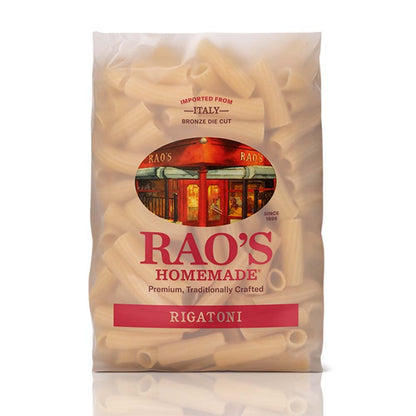 Rao's_Homemade_Rigatoni_Pasta,_16oz,_Traditionally_Crafted,_Premium_Quality,_From_Durum_Semolina_Flour,_Traditional_Bronze_Die_Cut,_Imported_from_Italy