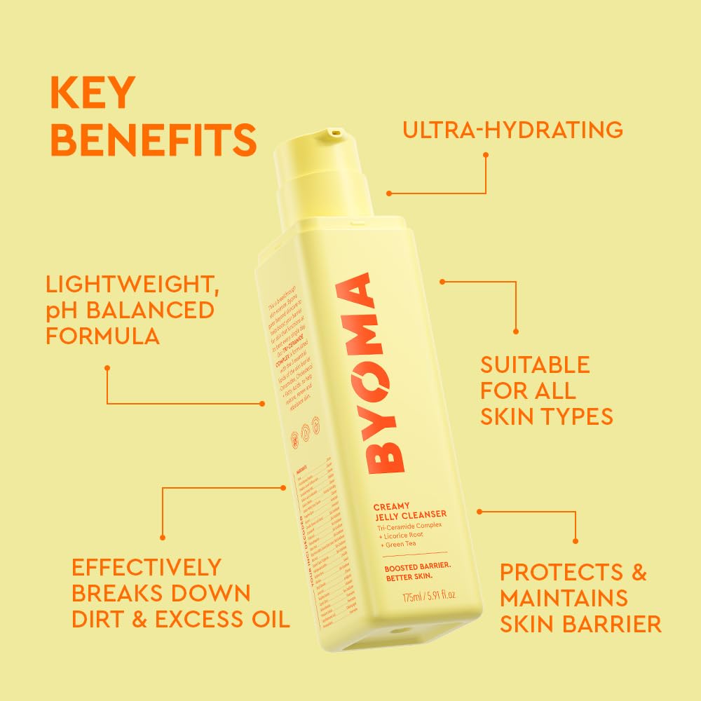 BYOMA_Creamy_Jelly_Cleanser_-_Hydrating_Facial_Cleanser_for_Skin_Barrier_Repair_-Tri-Ceramide_Face_Wash_for_Sensitive_Skin_&_All_Skin_Types_-_Gently_Removes_Makeup_&_Excess_Oil_-_5.91_fl_oz