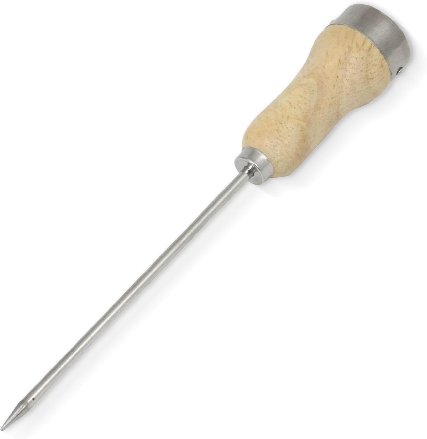 Chef_Craft_-_Select_Wood_Handle_Ice_Pick,_Plated_Steel_Ice_Breaking_Tool_with_Wooden_Handle,_10_inches_in_Length_6_inch_Blade,_Great_for_Breaking_Ice_in_Freezer