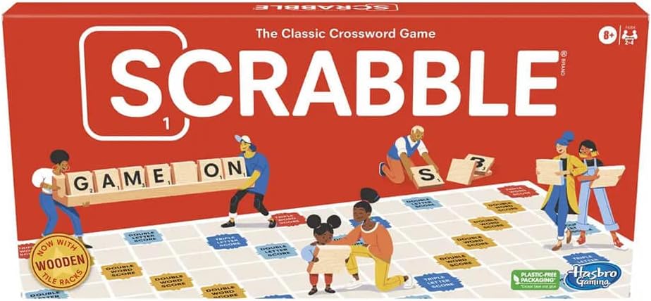 Hasbro_Gaming_Scrabble_Board_Game,_Classic_Word_Games_for_Kids_Ages_8_and_Up,_Fun_Family_Game_for_2-4_Players,_The_Classic_Crossword_Game