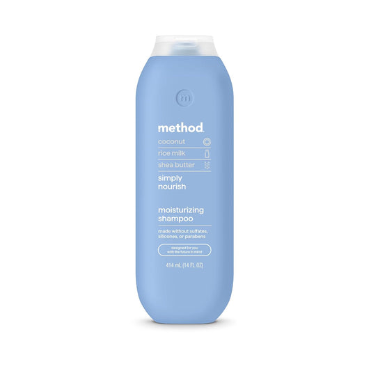 Method_Moisturizing_Shampoo,_Simply_Nourish_-_Hydrates_and_Revives_Dry_Hair,_Safe_for_Color-Treated_Hair_–_Sulfate_Free_and_Cruelty_Free_-_14_oz