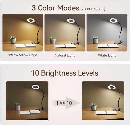 LED_Desk_Lamp_Clip_on_Light_with_3_Color_Modes_10_Brightness_Ring/Clamp_Light_360°_Adjustable_Neck_Dimmable_Eye_Protection_Desk_Lamps_for_Home_Office