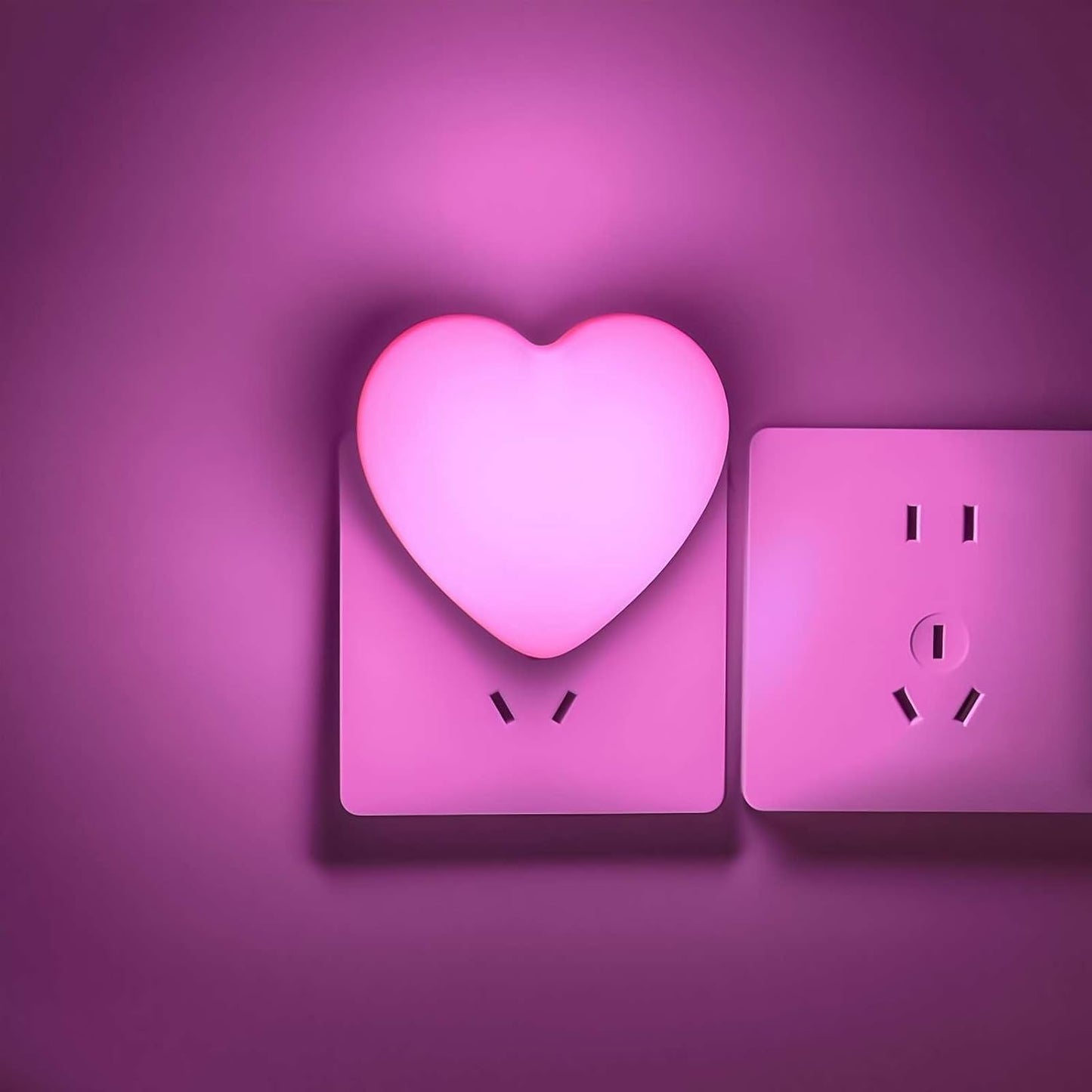 INZU_Night_Lights_Plug_into_Wall,_LED_Night_Light_for_Kids,_Cute_Nightlight_with_Auto_Dusk_to_Dawn_Sensor,_LED_Nightlight_with_Soft_Warm_Light_for_Bedroom,_Nursery,_Bathroom,_Hallway_(Pink)