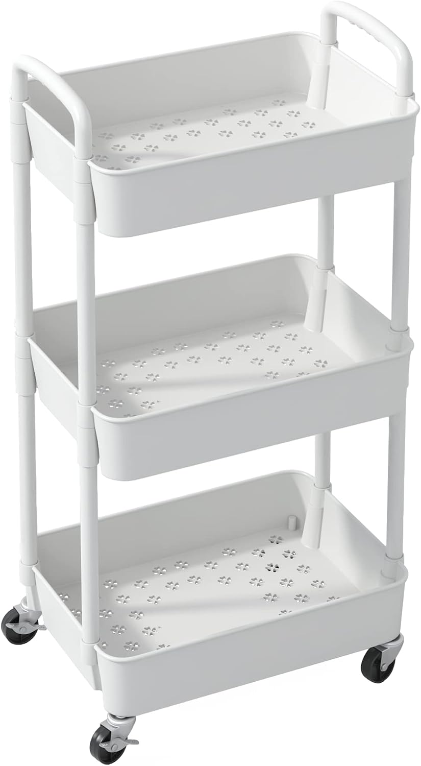 Sywhitta_3-Tier_Plastic_Rolling_Utility_Cart_with_Handle,_Multi-Functional_Storage_Trolley_for_Office,_Living_Room,_Kitchen,_Movable_Storage_Organizer_with_Wheels,_White