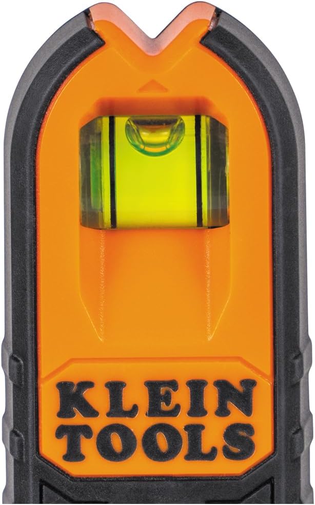 Klein_Tools_MSF100_Magnetic_Stud_Finder_and_Level,_Compact,_Wood_and_Metal_Detector_with_Bubble_Vial_for_Accurate_Markings,_Felt_Pad_Backing