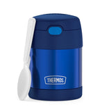 THERMOS FUNTAINER 10 Ounce Stainless Steel Vacuum Insulated Kids Food Jar with Folding Spoon