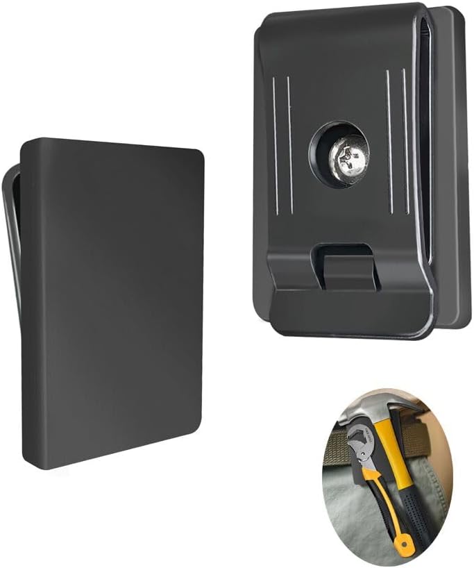 2PCS_Magnetic_Belt_Clip_Heavy_Duty_Magnetic_Tool_Holder_Belt_Clip_Black_Magnet_Tool_Holder_Organizer_for_Hammers_Nails_Screwdrivers_Wrenches_Metal_Accessories