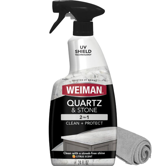 Weiman_Quartz_Countertop_Cleaner_and_Polish_-_Clean_and_Shine_Your_Granite,_Marble_Countertops,_Kitchen_Island,_and_Stone_Surfaces_with_UV_Anti-Fade_Protection,_Citrus,_24_Ounce_with_Microfiber_Cloth