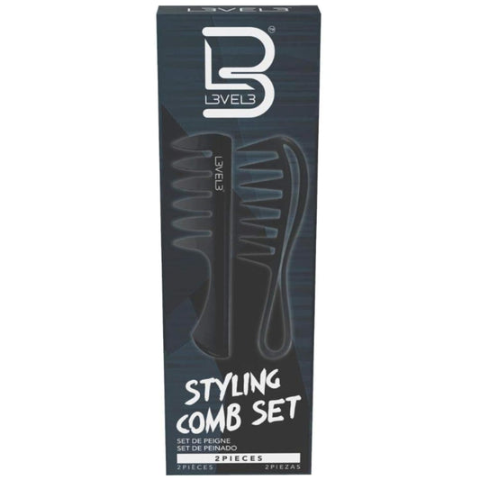 L3_Styling_Comb_Set_-_Professional_Salon_Look_-_Lightweight_and_Ergonomic_-_Comfortable_and_Glides_Easily_-_Level_Three_-_2pc