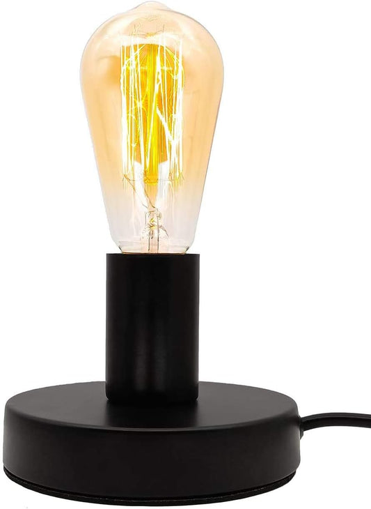 Industrial_Table_Lamp_Base_E26/E27_Ceramic_Base_Holder,_Vintage_Small_Desk_Lamp_with_Plug_in_Cord_On/Off_Switch_Edison_Lamp_for_Home_Lighting_Decor_(Small)