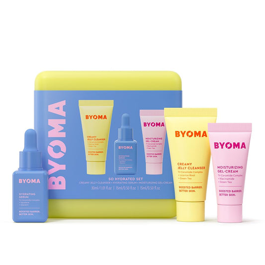 BYOMA_So_Hydrating_Set_-_Barrier_Repair_Skincare_Set_-_Creamy_Jelly_Cleanser,_Hydrating_Face_Serum_&_Ceramide_Face_Moisturizer_for_Dry_Skin_-_Anti_Wrinkle,_Alcohol_Free_Skin_Care_-_30ml,_15ml,_15ml