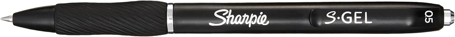 Sharpie_S-Gel,_Gel_Pens,_Fine_Point_(0.5mm),_Black_Ink_Gel_Pen,_4_Count