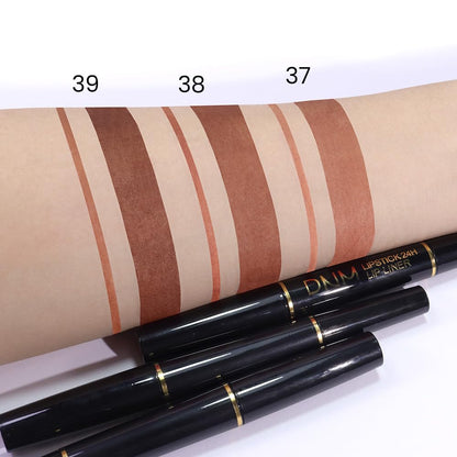 evpct_3Pcs_Chestnut_Nude_Brown_Matte_Lip_Liner_and_Lipstick_Combo_Set_Kit_for_Women_DNM_Antique_Rose_Magic_Lipstick_24_Hours_Original_Lip_Liner_Makeup_Stain_Long_Lasting_Waterproof_Smudge_labial_Gentle_Gloss_Lipgloss_Luxury_Nourishing_Pack_Cosmetic_Glossy