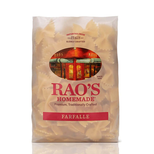 Rao's_Homemade_Farfalle_Pasta,_16oz,_Traditionally_Crafted,_Premium_Quality,_From_Durum_Semolina_Flour,_Traditional_Bronze_Die_Cut,_Imported_from_Italy