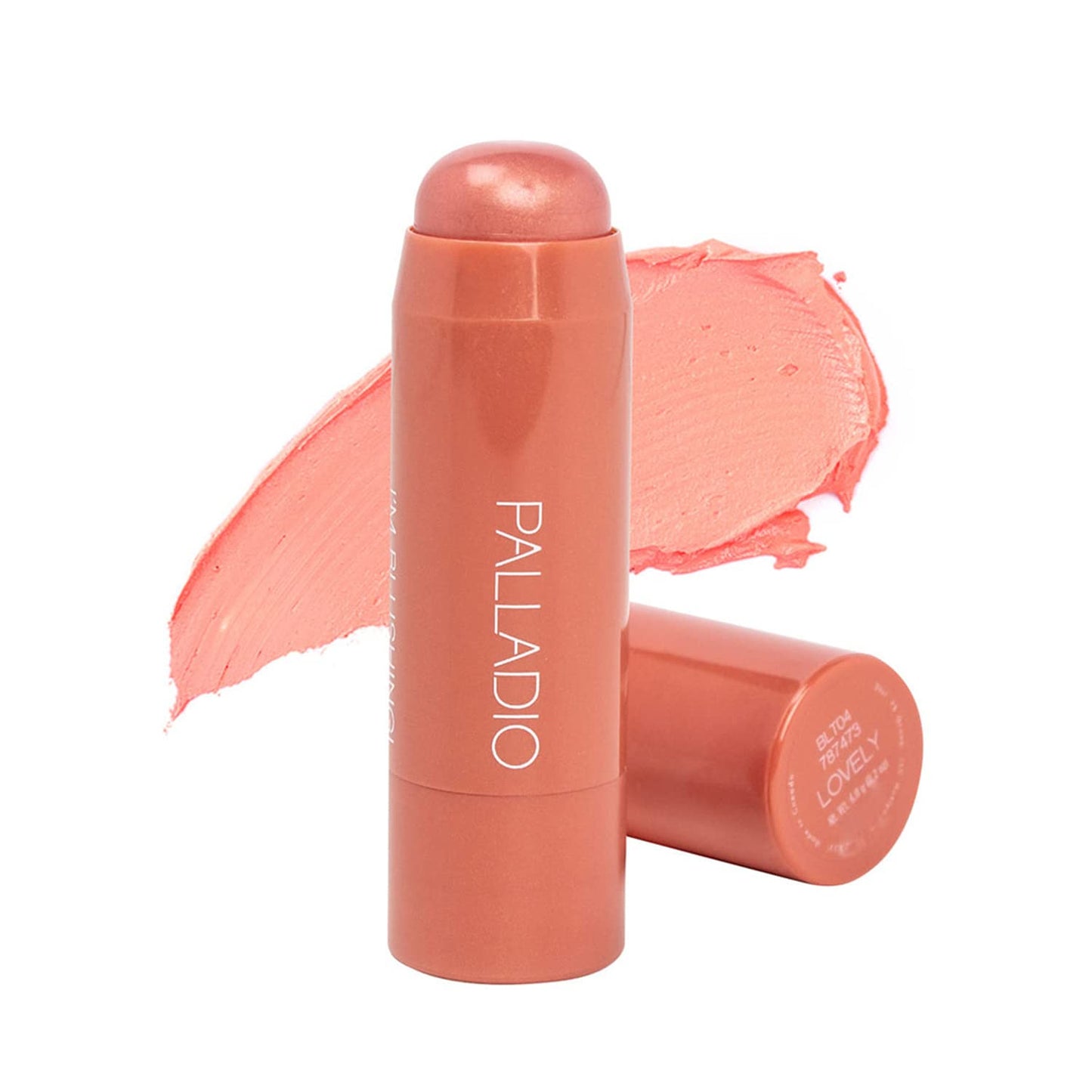 Palladio I&amp;#39;m Blushing 2-in-1 Cheek and Lip Tint, Buildable Lightweight Cream Blush, Sheer Multi Stick Hydrating formula, All day wear, Easy Application, Shimmery, Blends Perfectly onto Skin, Lovely
