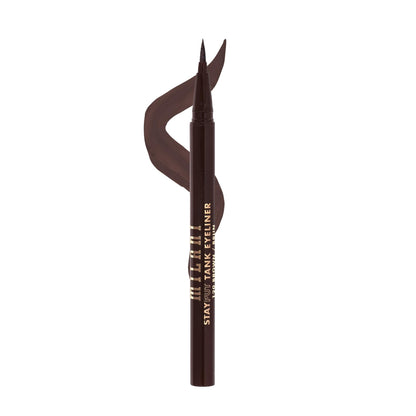 Milani The Tank Liquid Eyeliner - No-Skip Liquid Eyeliner Pen, Waterproof Formula, Makeup Pen, Long Lasting &amp;amp; Smudgeproof - 120 Brown