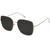 SOJOS Trendy Oversized Square Metal Frame Sunglasses for Women Men Retro Big Flat Lens UV Protection Sunglasses