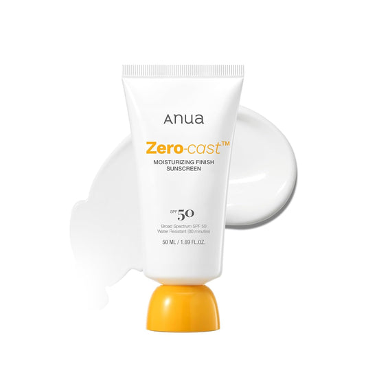 Anua,_Zero-Cast_Moisturizing_Sunscreen_SPF_50,_Glow_Natural_Sunscreen_for_face,_No_White_Cast,_Hyaluronic_Acid,_Niacinamide,_Oil-Free,_Korean_Skincare,_1.69_fl_oz