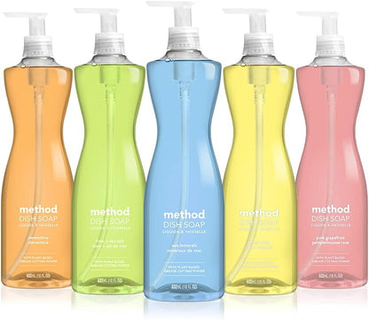 Method_Gel_Dish_Soap,_Clementine_Scent,_Tough_on_Grease_&_Stuck-on_Food,_Cruelty_Free_Formula,_Made_with_Recycled_Plastic,_18_Fl_Oz