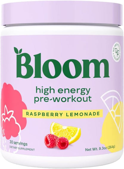 Bloom_Nutrition_High_Energy_Pre_Workout_with_Beta_Alanine,_Ginseng_and_L_Tyrosine_for_Amino_Energy,_Natural_Caffeine_Powder_from_Green_Tea_Extract,_Keto,_Sugar_Free_Drink_Mix,_Raspberry_Lemonade