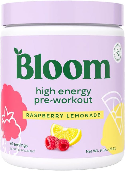 Bloom_Nutrition_High_Energy_Pre_Workout_with_Beta_Alanine,_Ginseng_and_L_Tyrosine_for_Amino_Energy,_Natural_Caffeine_Powder_from_Green_Tea_Extract,_Keto,_Sugar_Free_Drink_Mix,_Raspberry_Lemonade
