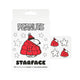 32 Count Hydrocolloid Stars - Red Puffer