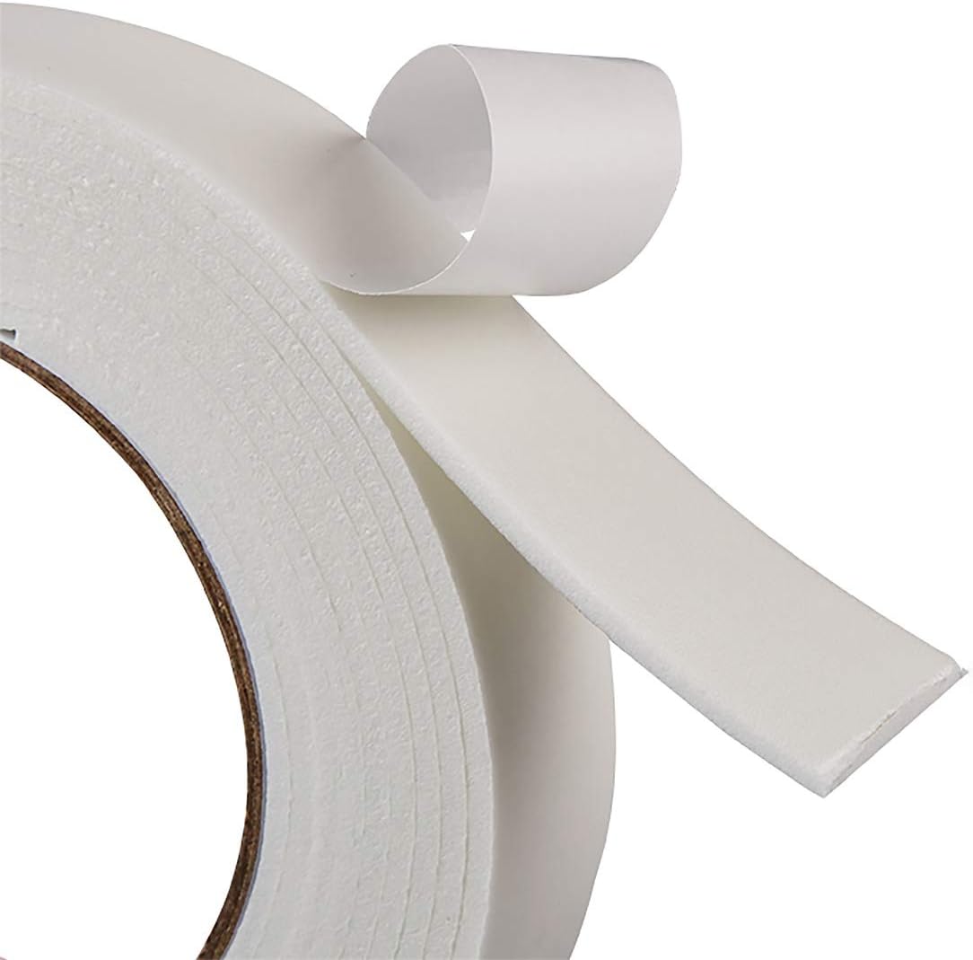 ToLanbbt_Double_Sided_Foam_Tape_1.18In_x_33FT,_Mounting_Tape_Heavy_Duty,_Strong_Adhesive_Weatherproof_Seal_Strips_for_DIY_Craft_Picture_Poster,_Car_&_Gap_Filling_Mountings,_Home_Office_Decor_(White)