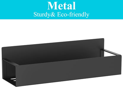 Metal_4_Pack_Magnetic_Spice_Storage_Rack_Organizer_for_Refrigerator_and_Oven,_Black_Fridge_Organizers_and_Storage