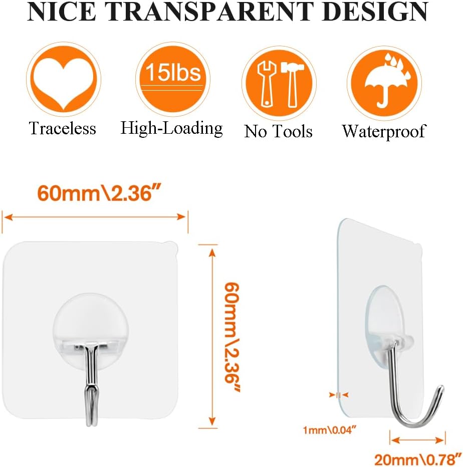 FOTYRIG_Adhesive_Hooks_Heavy_Duty_Wall_Sticky_Hooks_for_Hanging_Wall_Hangers_Without_Nails_15lb(Max)_180_Degree_Rotating_Seamless_Stick_on_Bathroom_Kitchen_Office_Outdoors-10_Packs
