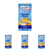 Kitchen Basics Seafood Stock - 32 oz Carton for Enhanced Flavor Recipes, Gumbo, Soup or Seafood Pasta