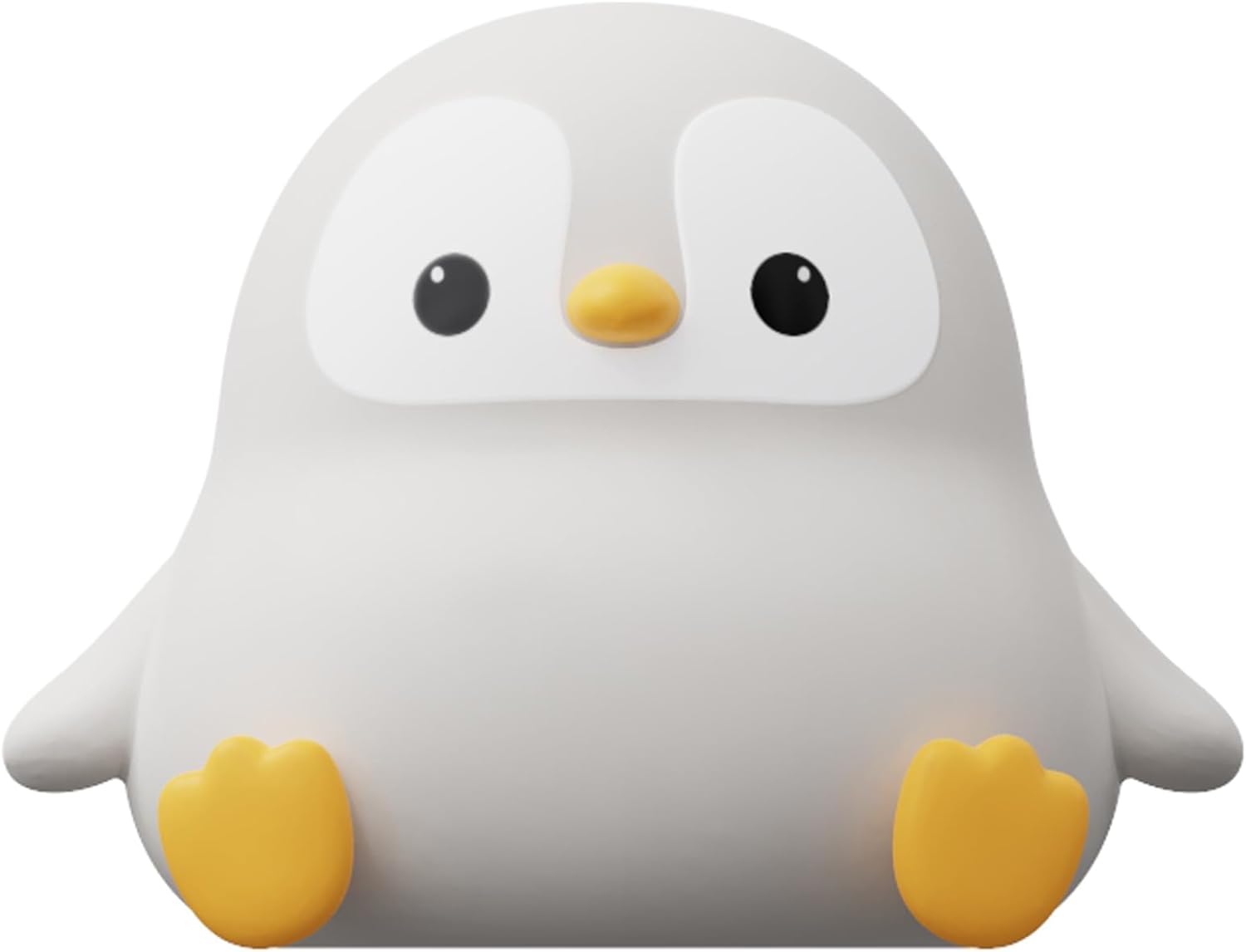 ATSUI_Penguin_Night_Light,_LED_Squishy_Novelty_Animal_Night_Lamp,_Food_Grade_Silicone,_2_Level_Dimmable,_Nursery_Nightlight_for_Desk_Decor,_Funny_Gifts_Stuff_for_Boys_Girls_Baby,_White_Elephant_Gifts