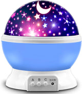 Star Projector, Night Light Lamp Fun Gifts for 1-4-6-14 Year Old Girls and Boys Rotating Star Sky Moon Light Projector for Kids Bedroom Decor -Pink