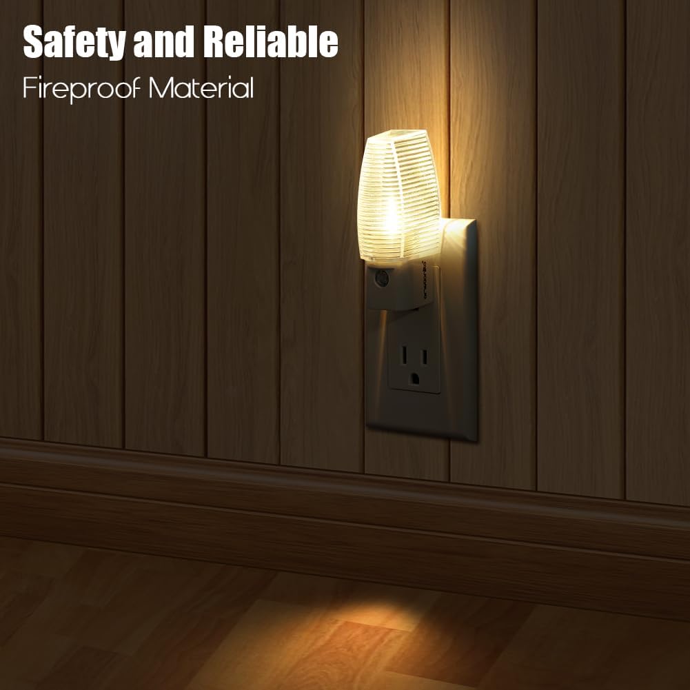 Emotionlite_Plug_in_Night_Light,_Warm_White/Neutral_White_LED_Nightlight,_Dusk_to_Dawn_Sensor,_Kids,_Nursery,_Bedroom,_Bathroom,Hallway,_Stairs,_Kitchen,_4/6/8_Pack