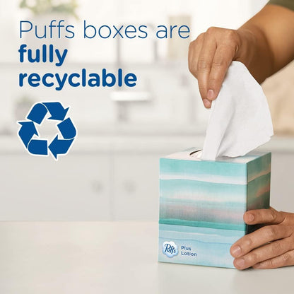 Puffs_Facial_Tissues_Plus_Lotion,_10_Cube_Boxes,_56_Facial_Tissues_per_Box,_Allergies_and_Colds_(Packaging_May_Vary)_(Packaging_May_Vary)