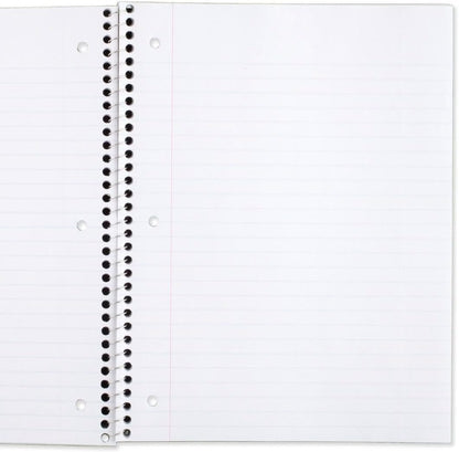 Mead_Spiral_Notebook,_6_Pack,_1_Subject,_Wide_Ruled_Paper,_7-1/2"_x_10-1/2",_70_Sheets_per_Notebook,_Colors_Will_Vary_(930201-ECM25)