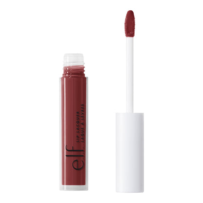 e.l.f. Lip Lacquer, Nourishing, Non-Sticky Ultra-Shine Lip Gloss With Sheer Color, Infused With Vitamins A &amp;amp; E, Vegan &amp;amp; Cruelty-Free, Black Cherry
