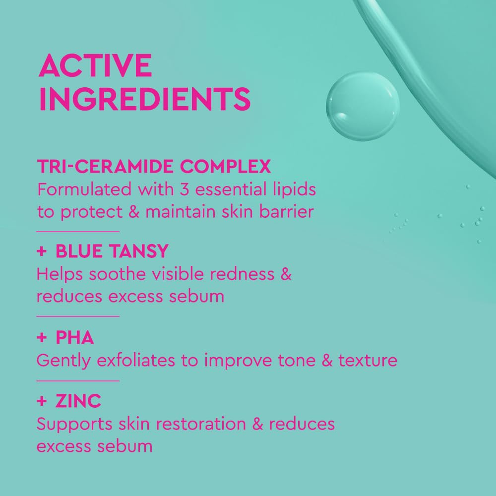 BYOMA_Clarifying_Serum_-_Barrier_Repair_Serum_-_Clarifying_Facial_Serum_for_Acne_Prone_Skin_-_Calming_Face_Serum_with_Ceramides,_Blue_Tansy,_PHA_&_Zinc_-_Balanced_&_Healthy_Skin_-_1.01_fl._oz