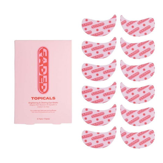 Topicals_Faded_Brightening_Under_Eye_Masks_|_Patches_to_Depuff,_Hydrate,_Brighten_and_Cool_|_Reduce_Dark_Circles_and_Fine_Lines_|_Contains_Kojic_Acid,_Caffeine_and_Niacinamide_(Set_of_6)