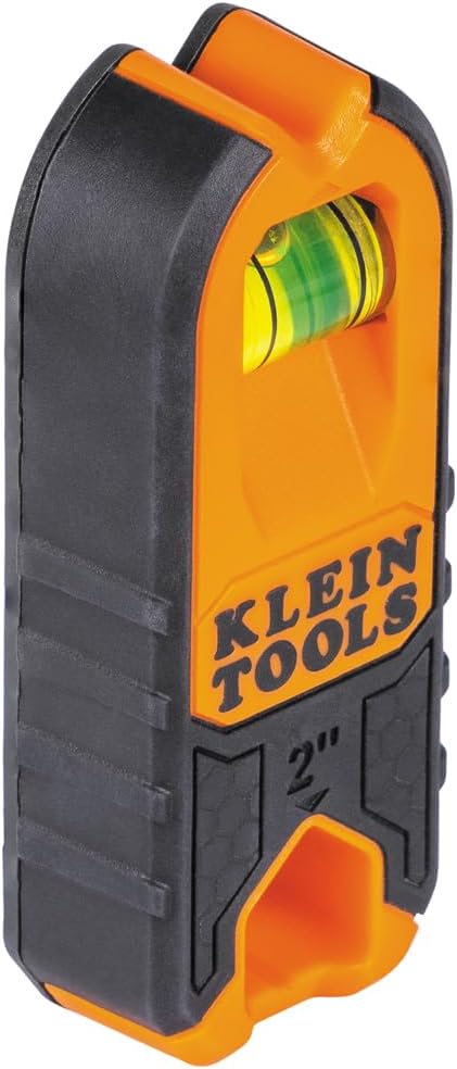 Klein_Tools_MSF100_Magnetic_Stud_Finder_and_Level,_Compact,_Wood_and_Metal_Detector_with_Bubble_Vial_for_Accurate_Markings,_Felt_Pad_Backing
