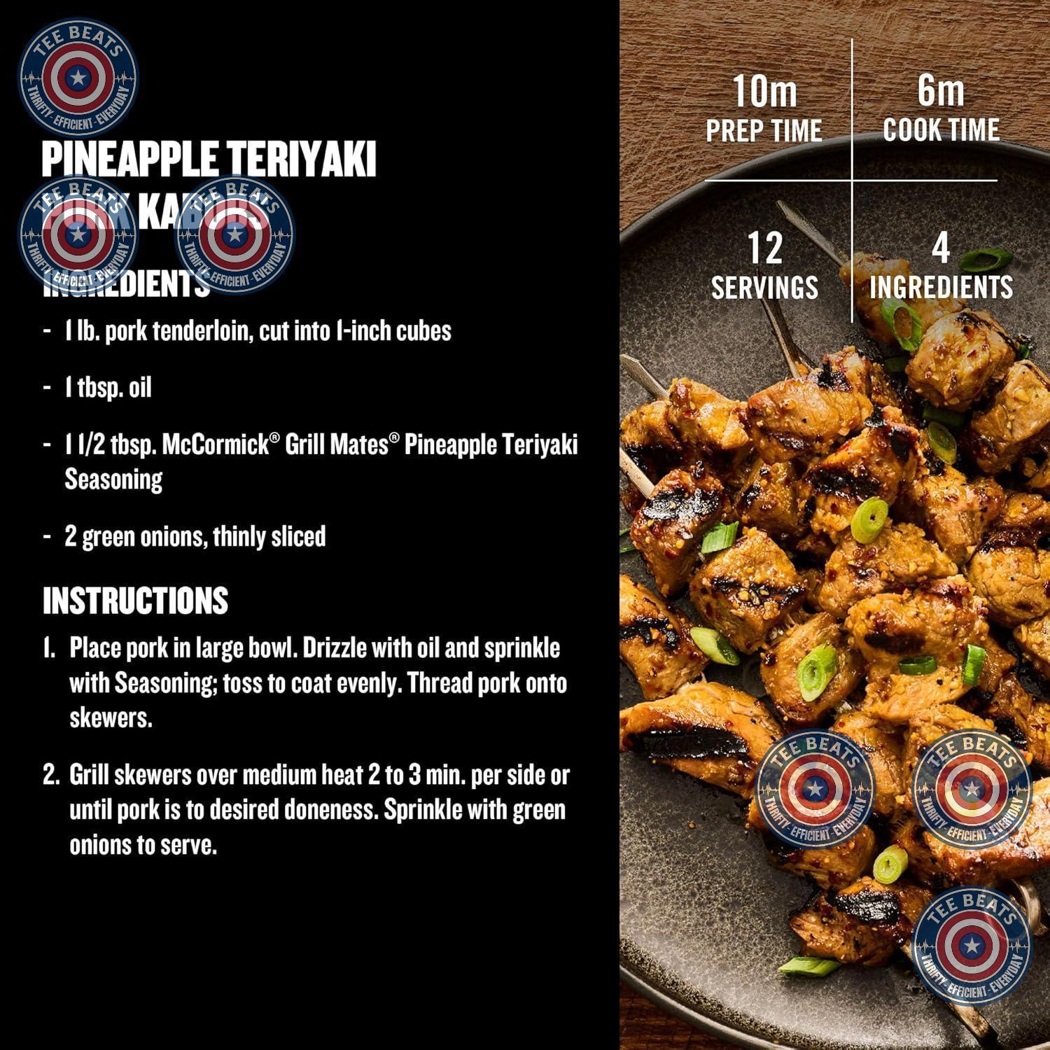 McCormick_Grill_Mates_Seasoning,_Pineapple_Teriyaki,_Grilling_Seasoning_for_Adding_Savory-Sweet_Teriyaki_Flavor_to_Pork,_Chicken,_or_Seafood,_3.5_oz