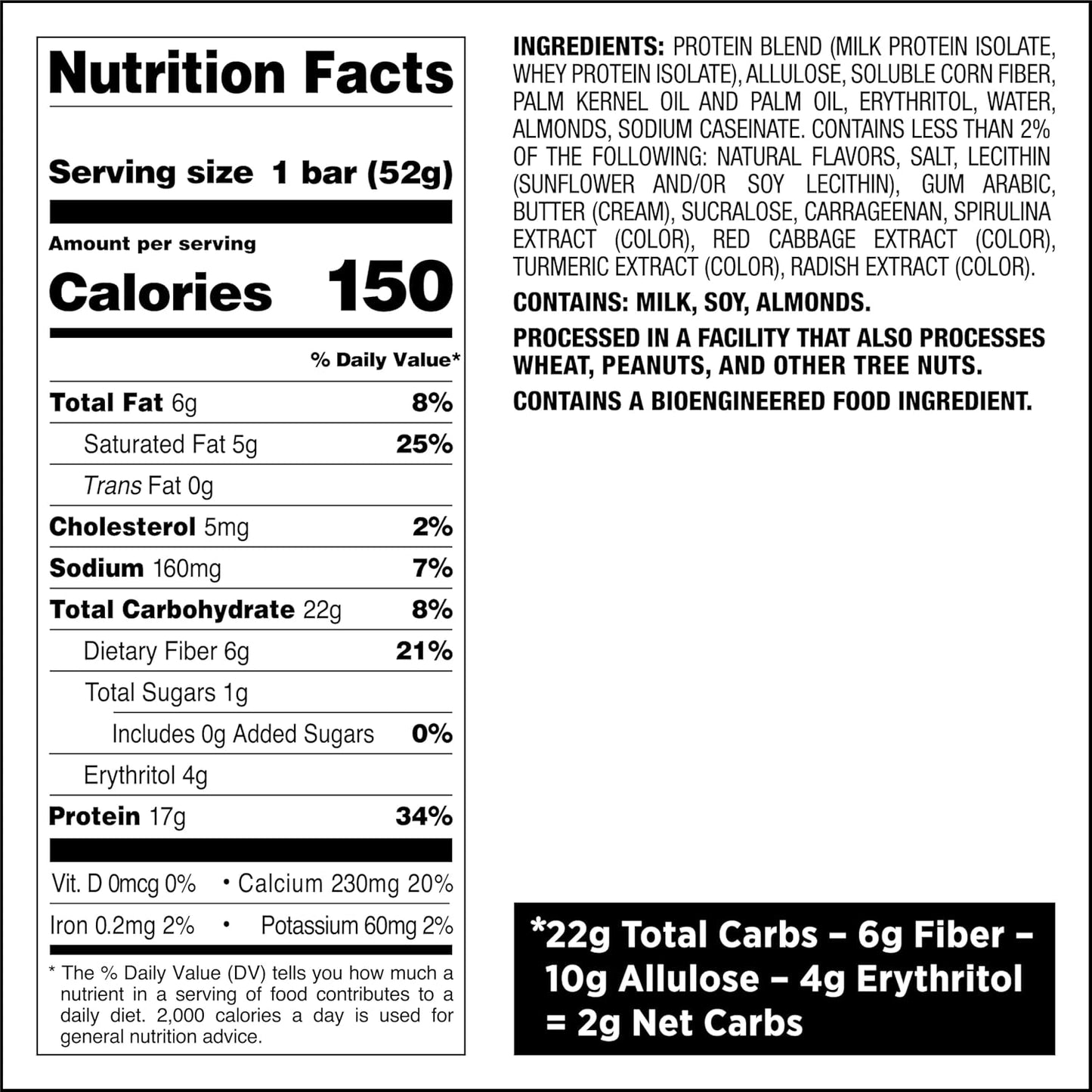 Quest_Nutrition_Crispy_Birthday_Cake_Hero_Protein_Bar,_17g_Protein,_1g_Sugar,_2g_Net_Carbs,_Gluten_Free_Snack,_Keto_Friendly,_4_Count