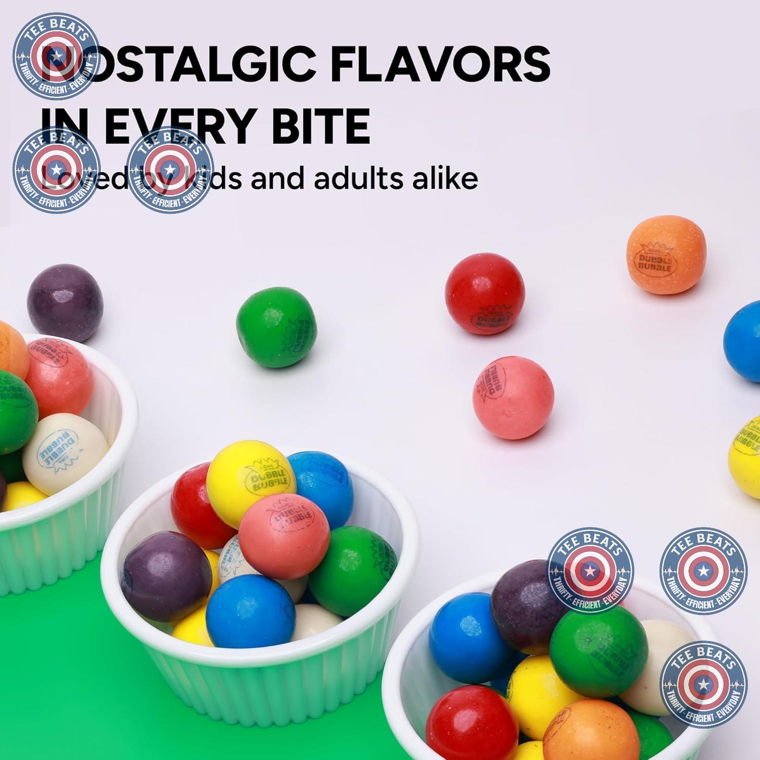 Chewing_Gum_for_Kids_-_1_Inch_Large_Gumballs_50_Pcs_Balls_Assorted_Flavors_Double_Bubble_-for